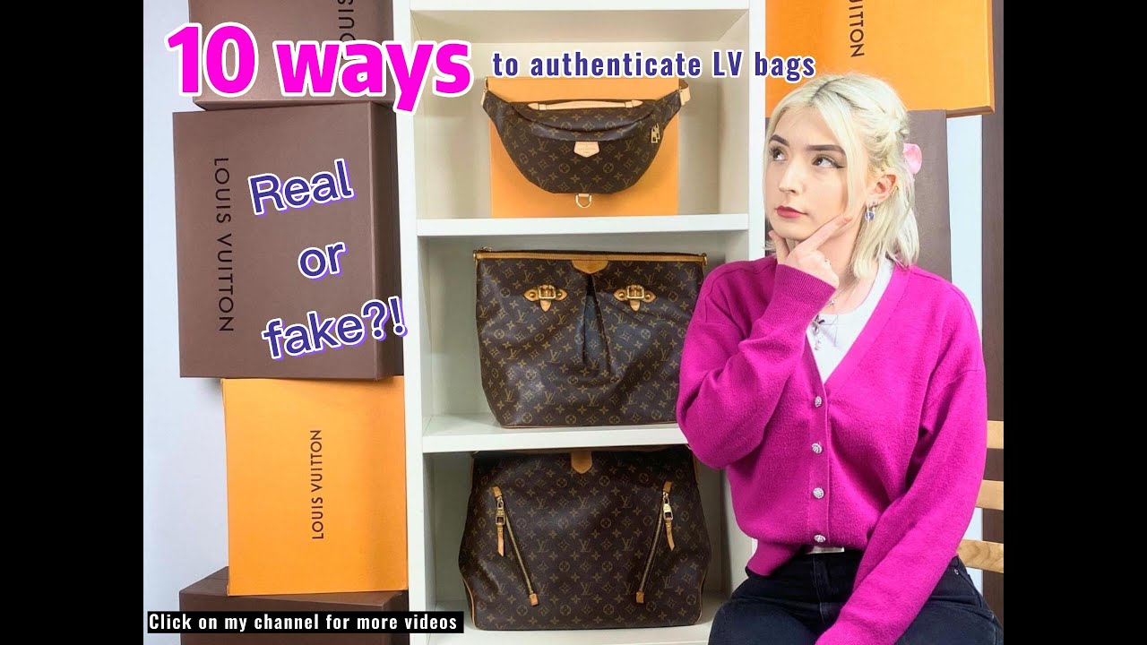 10 WAYS TO AUTHENTICATE LV BAGS! YouTube