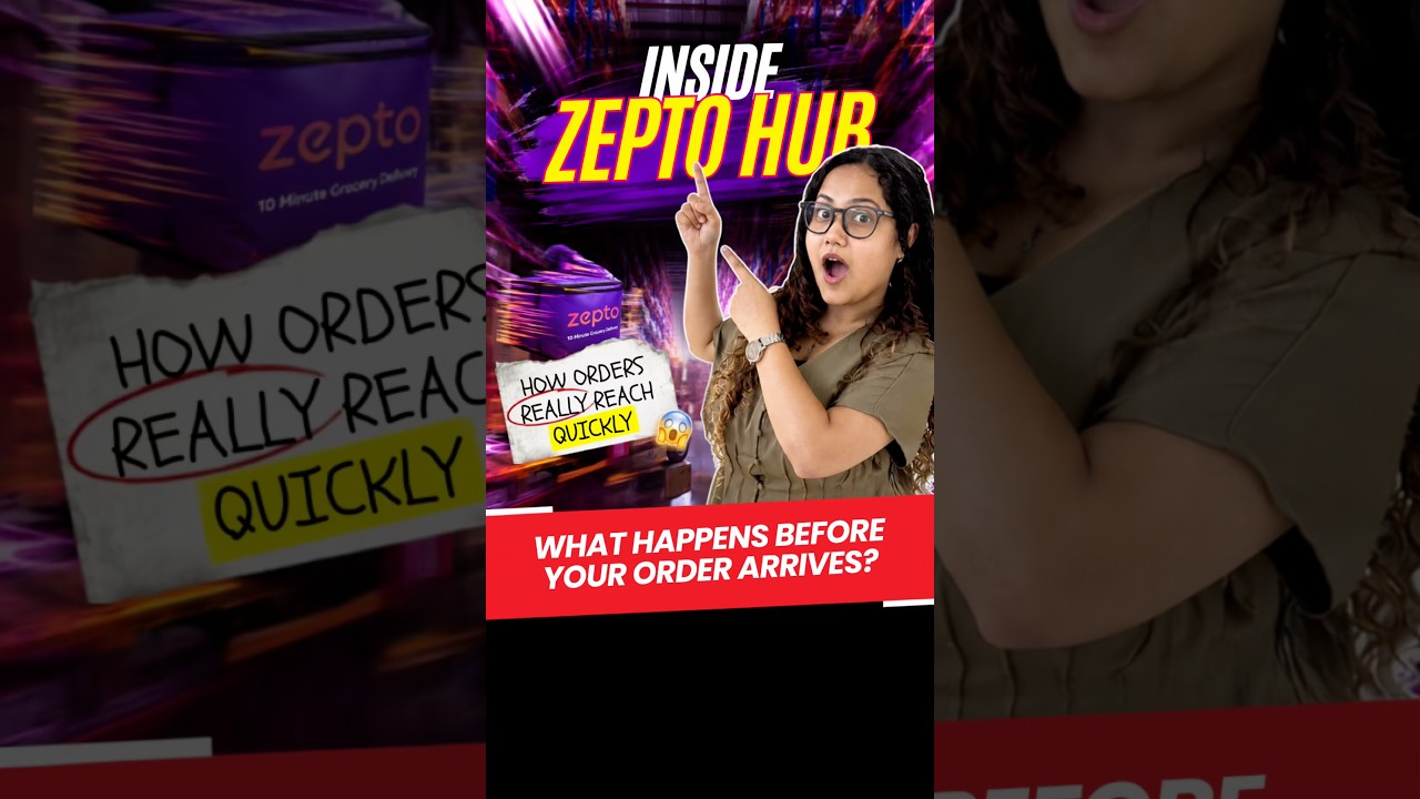 What Happens Before Your Zepto Order Reaches You? 👀 | Inside Zepto’s Mother Hub #zepto #delivery