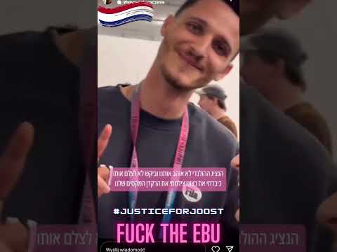 Keren Peles, songwriter of Israel's Eurovision entry , records Joost Klein without his permission