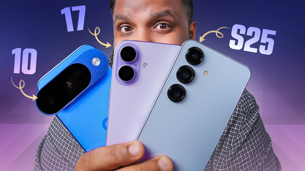 iPhone 17 vs Galaxy S25 vs Pixel 10 Comparison – Which One Deserves Your Money?