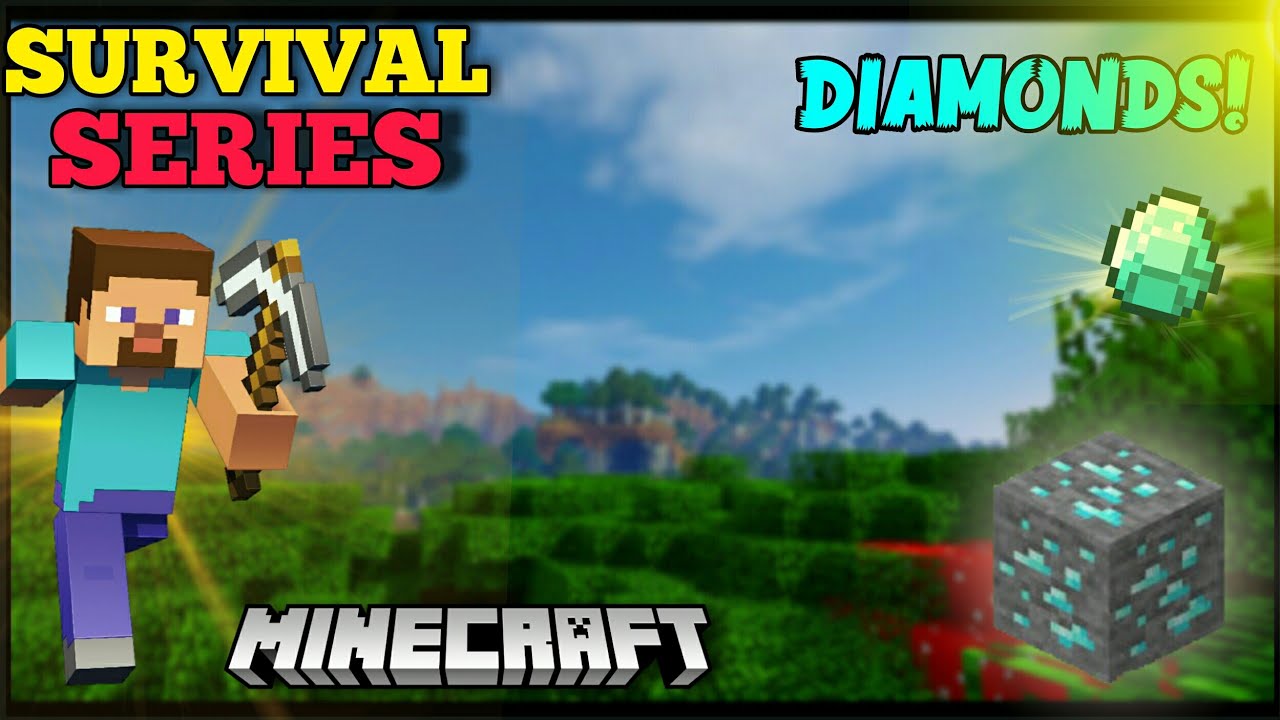 I got DIAMONDS💎! | MINECRAFT survival series | Part - 4 - YouTube
