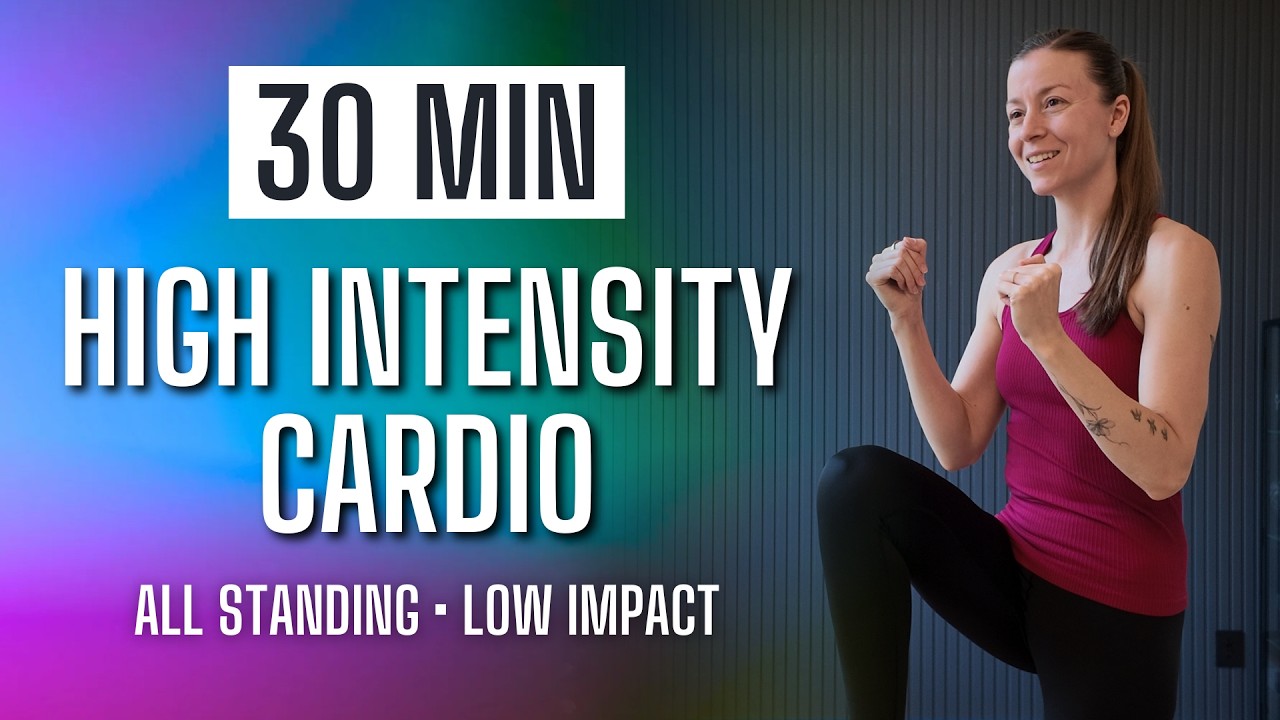 30 Min LOW IMPACT HIGH INTENSITY CARDIO Workout | All Standing, No Repeat