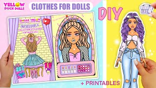 How to make Large Wardrobe for Paper Dolls | PRINT AND PLAY & TUTORIAL DIY by YELLOW DUCK DOLLS 36,686 views 2 years ago 11 minutes, 28 seconds