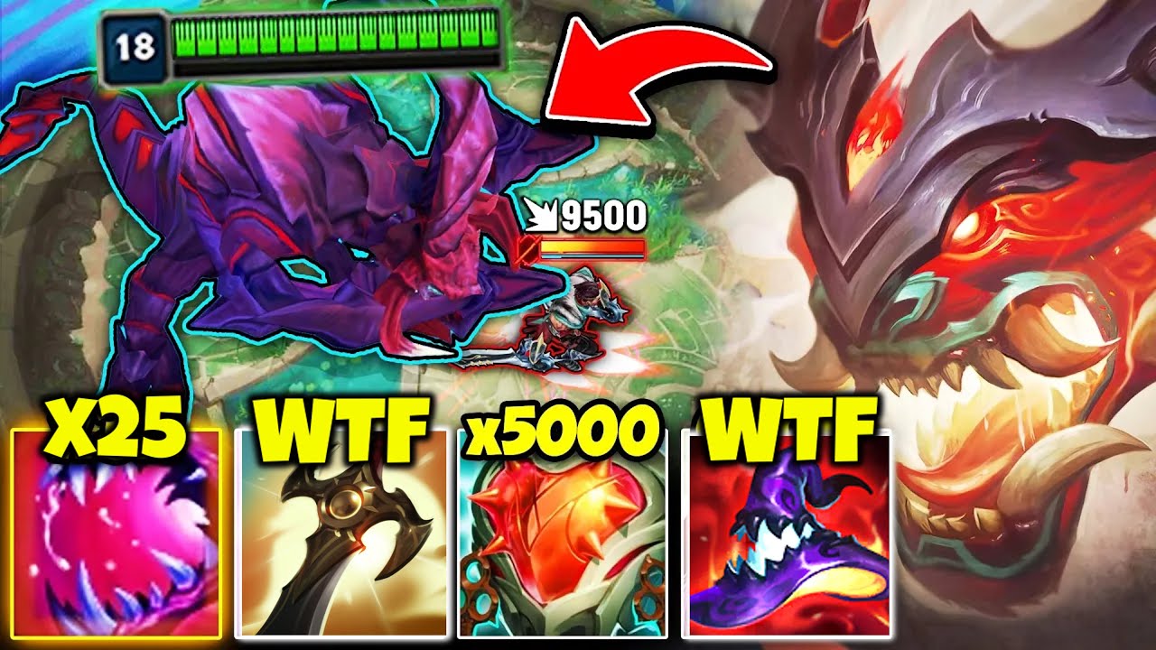 CHO'GATH, BUT I HAVE 22,000 HP AND MY ULT DEALS 7000 TRUE DAMAGE! (EAT THEIR WHOLE HP BAR)