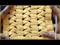 Only 1 row of very easy and beautiful Crochet Stitch  Design