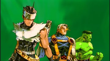 919: Marvel vs. Capcom 2 PS3 \\ Cable, Hayato, Hulk - Score Attack 1cc!