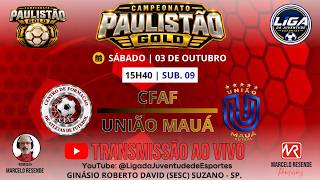 CFAF VS UNIÃO MAUÁ - CAMPEONATO GOLD DA LIGA DA JUVENTUDE - CATEGORIA SUB. 09 screenshot 4
