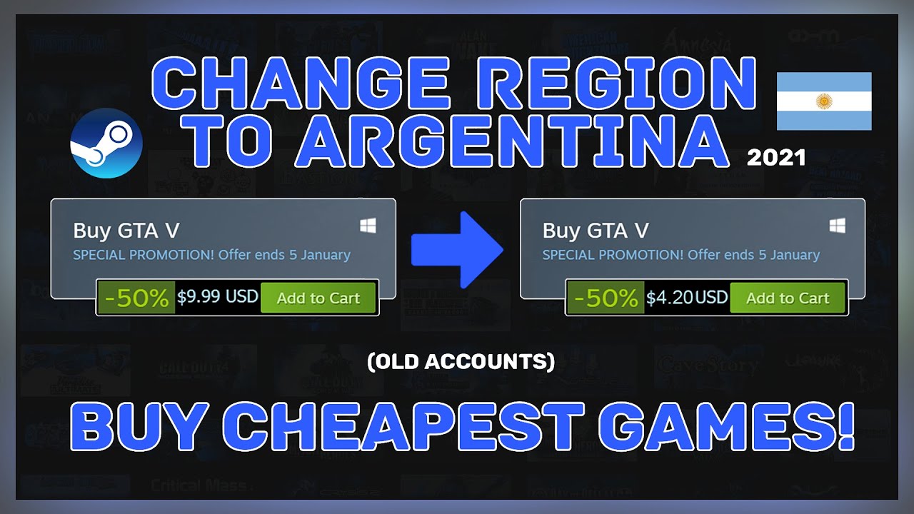 ARGENTINA Store REGION STEAM-Cheaper Store-No VPN Nepal