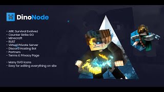 Minecraft & Game Hosting Template