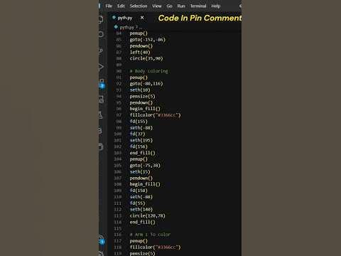 Spiderman Drawing Using Python Code #shorts #shorts #python # ...