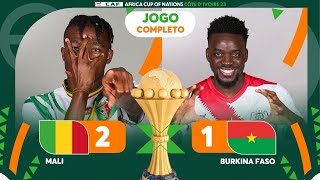 Thumbnail for MALI 2X1 BURKINA FASO - JOGO COMPLETO | OITAVAS DE FINAL | COPA AFRICANA DE NAÇÕES