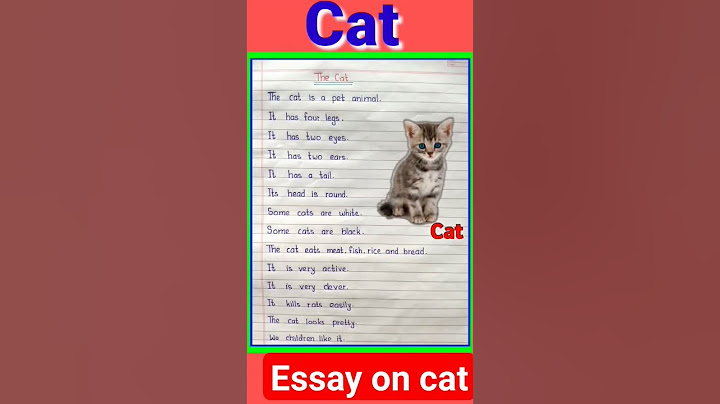 Essay on🐱🐱🐱 cat 10 lines Essay #study #viral #youtube #shortvideo # shorts