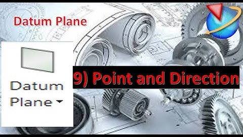 1.3 How to create datum plane using point and direction. #cad #point #direction