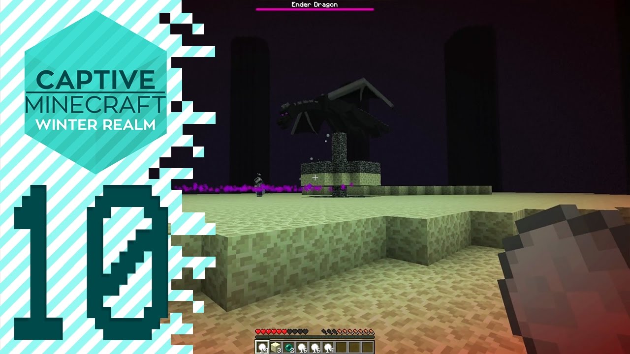 Captive Minecraft 4 - EP10 - Easiest. Dragon Fight. Ever. pause challenge