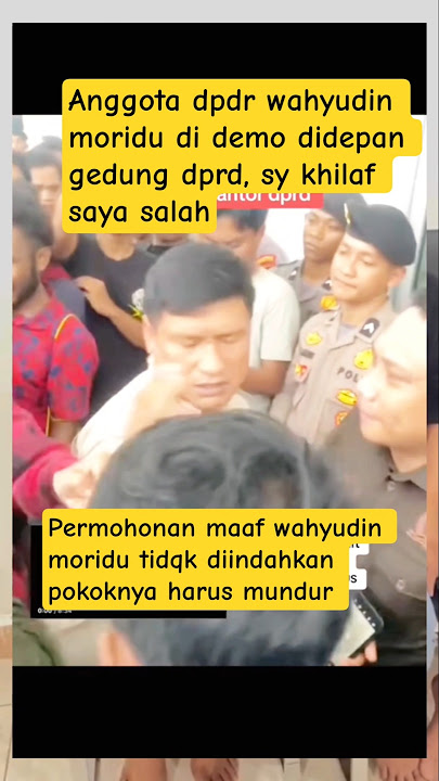 Download lagu masyarakat tidak mau terima permohonan maaf wahyudin moridu #fyp #shorts #trending #feedshorts #pdip