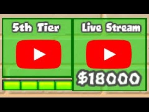 Drinks? Bloons TD Battles 5/5 Towers Live Stream! | BTD Battles 5th Tier Upgrades - Drinks? Bloons TD Battles 5/5 Towers Live Stream! | BTD Battles 5th Tier Upgrades