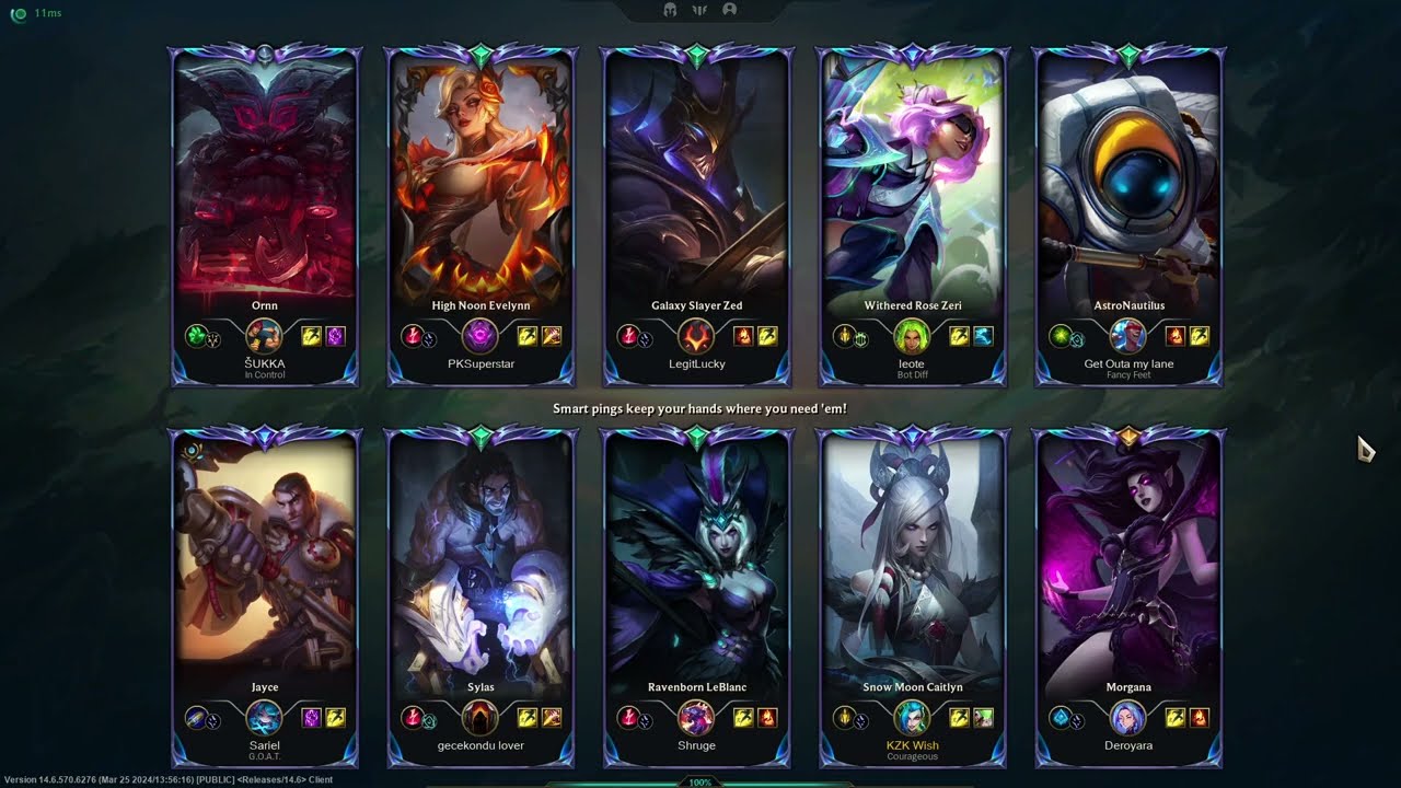 Game 154 - Caitlyn Morgana vs Zeri Nautilus (Adc) - SoloQ - Patch 14.6 - Diamond 3