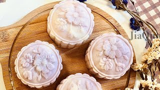 奶黄冰皮月饼食谱 香甜软糯 | 奶黄馅做法  Custard Show Skin Mooncake Recipe