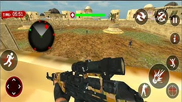 Army Critical Sniper Counter Terrorist - Android GamePlay #3