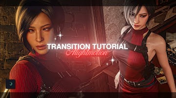 TIKTOK STYLE TRANSITION TUTORIAL || Alight motion (+preset) 