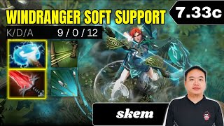 PATCH 7.33c - skem Windranger Soft Support Gameplay - Dota 2 Full Match Gameplay screenshot 2