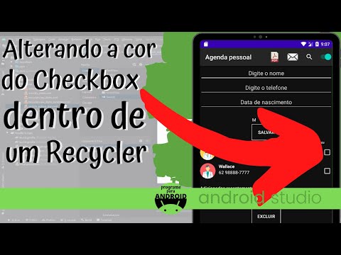 Android Studio | Veja como alterar a cor de um Checkbox que está dentro de um Recyclerview(Adapter)