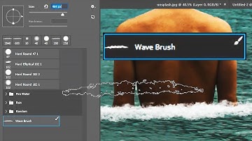 Make a water splash brush in Photoshop - Water Splash Effect Photoshop Tutorial