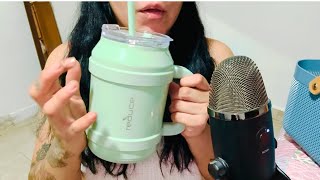 🔥🤤ASMR MOSTRÁNDOTE MI COLECCIÓN DE TERMOS🔥🤤 