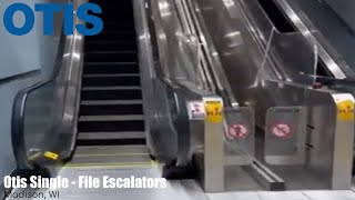 Otis Passenger & Shopping Cart Escalators at the Whole Foods Market in Madison, WI