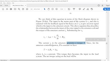 Mechatronics-System Models
