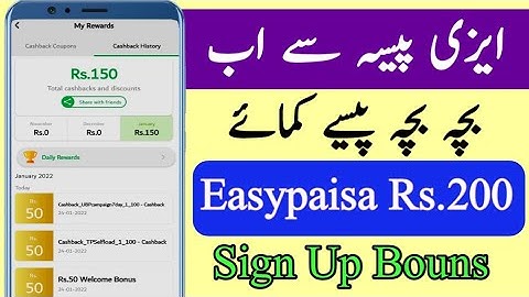 How to Create Easypaisa Account And Earn Rs.200 Sign up Bouns | How to Make Money from Easypaisa App