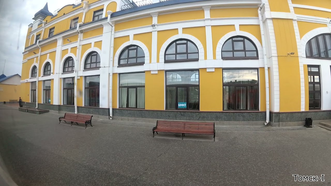 От Томска до Новосибирска из окна поезда