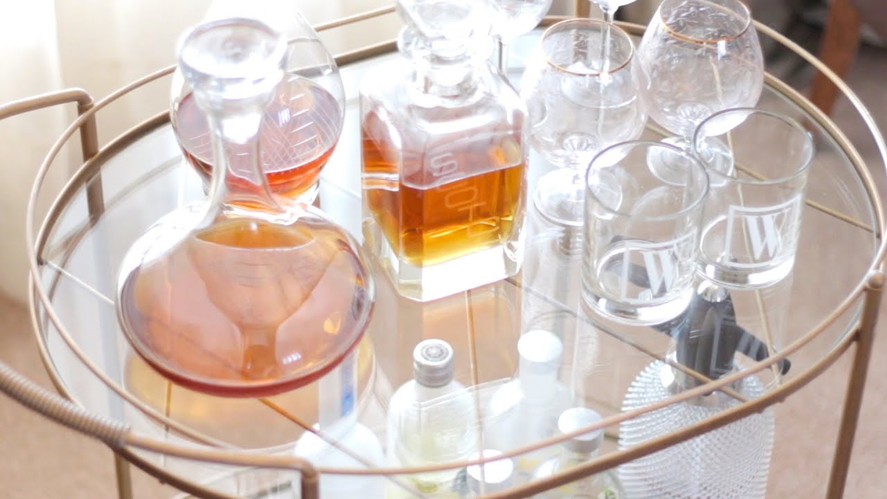 Three Ways to Use a Bar Cart