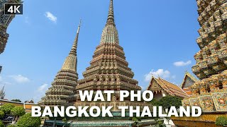 【4K】Walking Tour in Wat Pho Bangkok Thailand (2021)