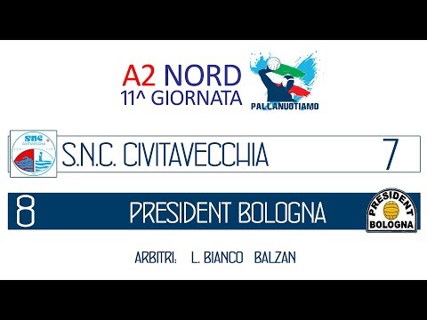 WATER POLO A2/M SNC CIVITAVECCHIA vs PRESIDENT BOLOGNA (full match) on 23.02.2019.