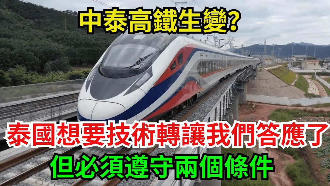 中泰高鐵生變？泰國想要技術轉讓我們答應了，但必須遵守兩個條件#大國重器 #中國製造 #大國工匠 #強國工匠 #超級工程 #科普頻道 #科普知識 #高铁