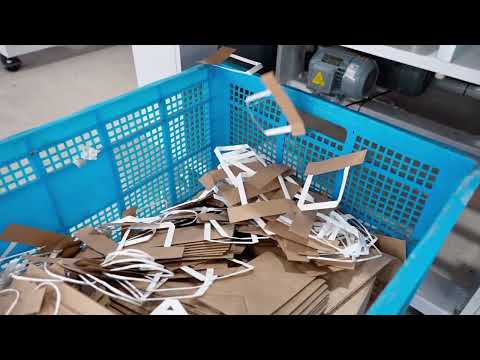 ZX-FH100 FLAT ROPE HANDLE MAKING&PASTING MACHINE | Paper Bag Handle Production