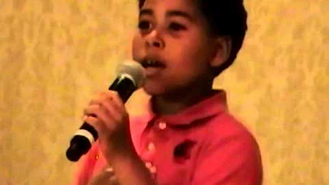 Daniel Voigt singing the National Anthem