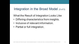 Information The Product of Interdisciplinary Integration - Interdisciplinary Studies Lecture 8.6 News
