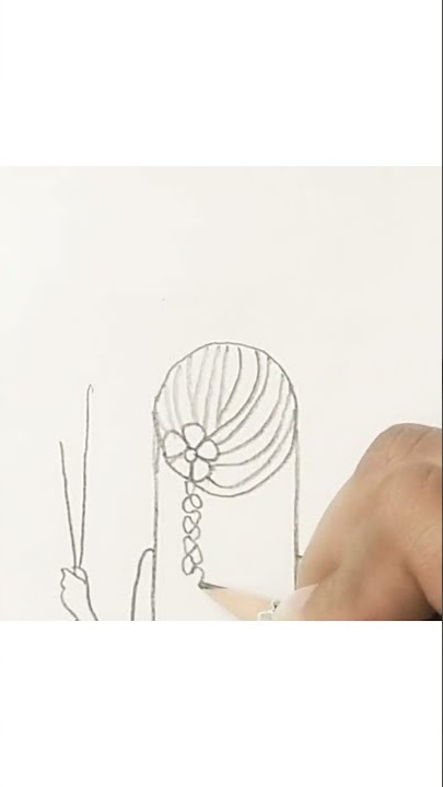 #How to draw a girl 🎈