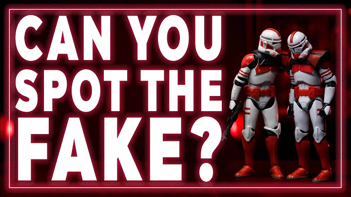 Imperial Clone Shock Trooper Authentic vs. Knockoff Comparison Star Wars Black Series