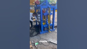 Cómo la block making machine Exmork facilita el trabajo