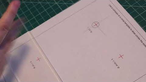 Manual Drafting: Draw Circles with a Template and Compass