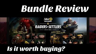 Today we'll take a look at everything in the raiders and settlers
bundle.