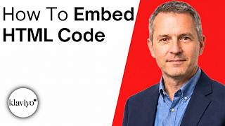 How To Embed HTML Code In A Klaviyo Email