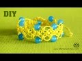 DIY Easy Macramé Square Knot Bracelet with Beads