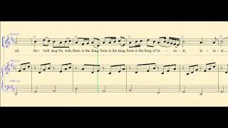 Sopranos. A partner arrangement of the First Nowell with Pachelbel Canon and Jolly old St Nicholas.