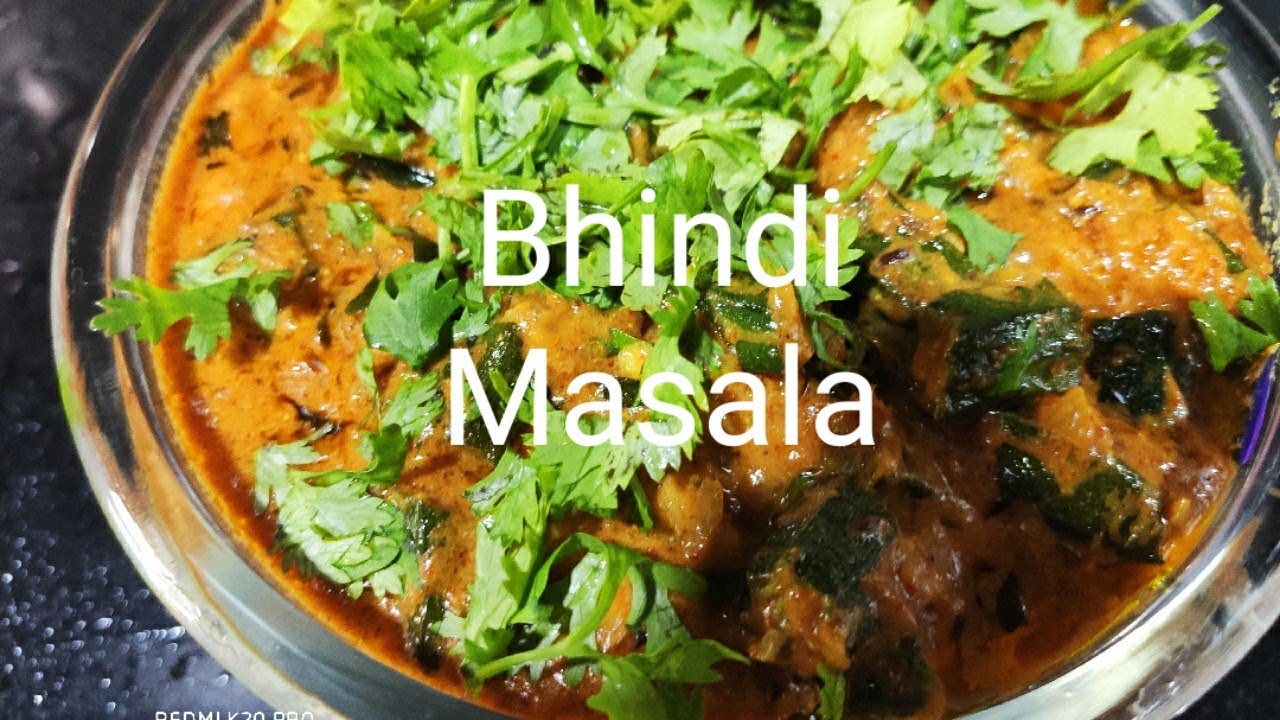 Bhindi curry recipe Dahi Bhindi Masala Curry A & N Kitchen's YouTube