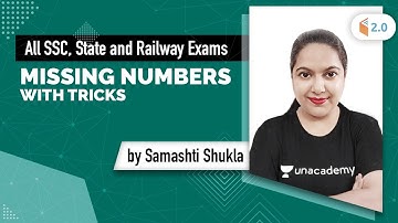 All SSC, State and Railway Exams | Reasoning by Samashti Shukla | Missing Number With Tricks