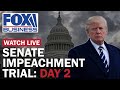 Live: Trump Impeachment trial continues in Senate | Day 2